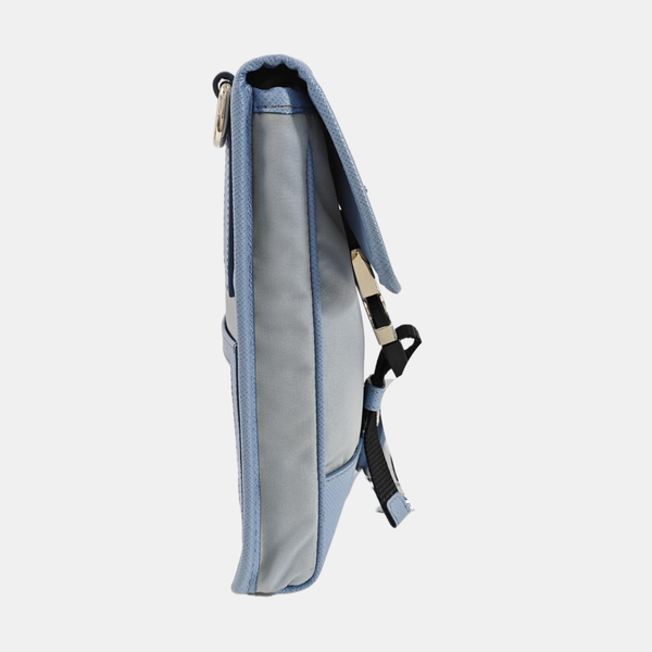 Fabric Shoulder Bag Blue