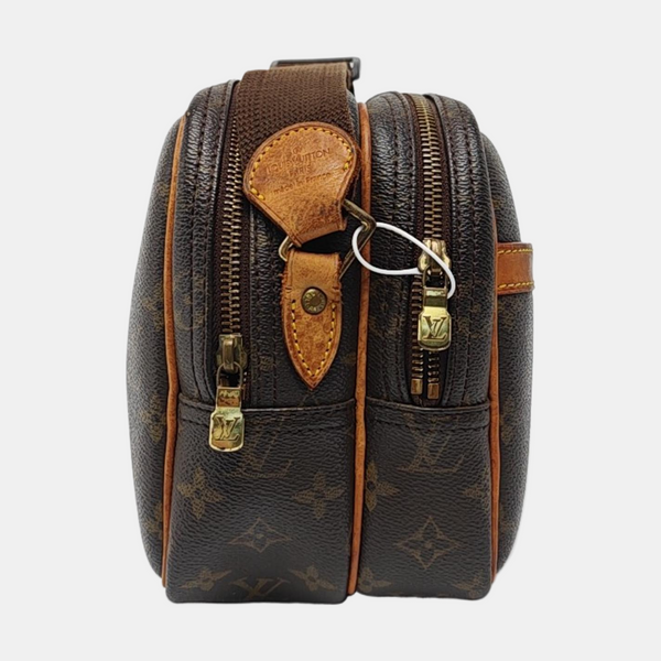 REPORTER Monogram Coated Canvas Brown