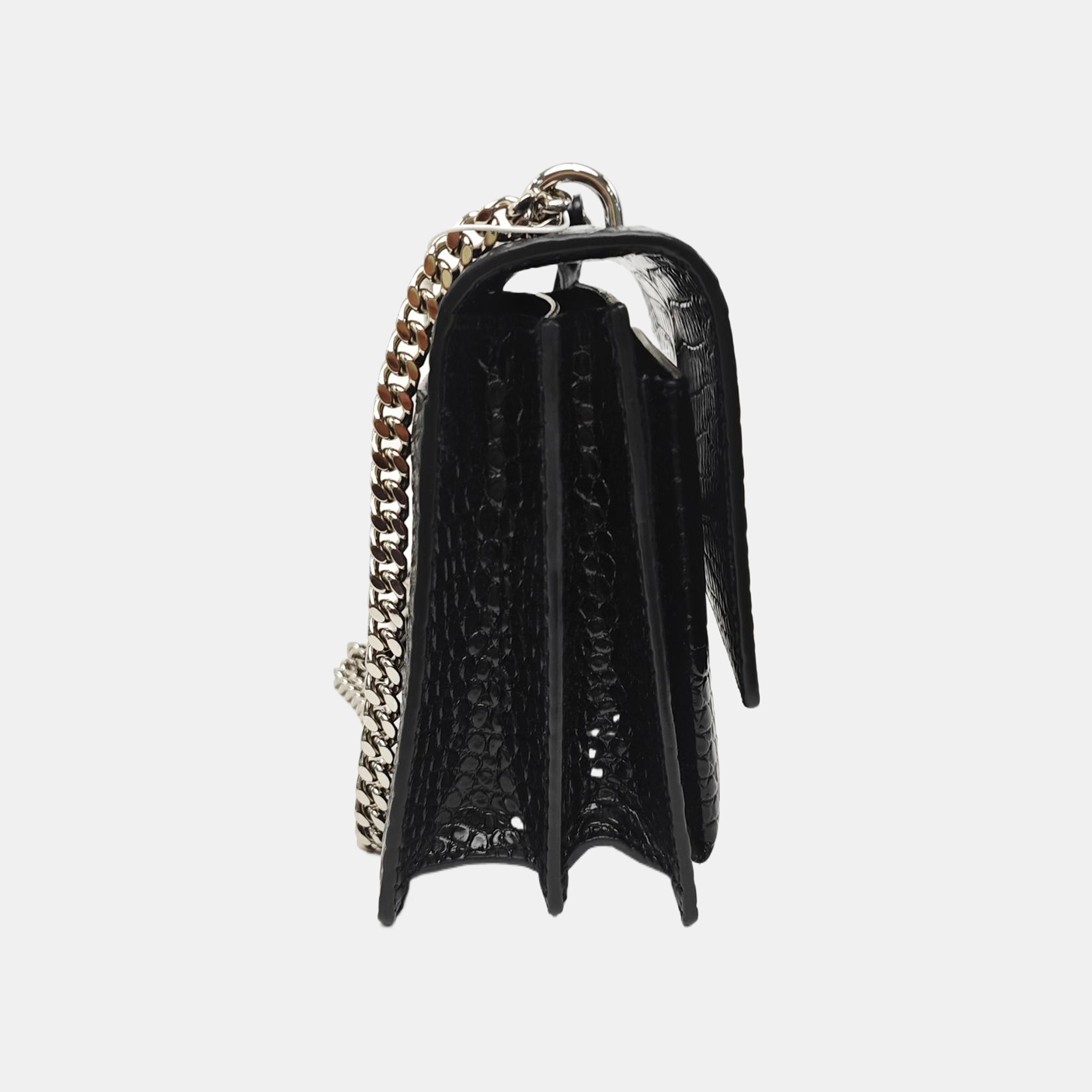 SUNSET Medium Calfskin Black