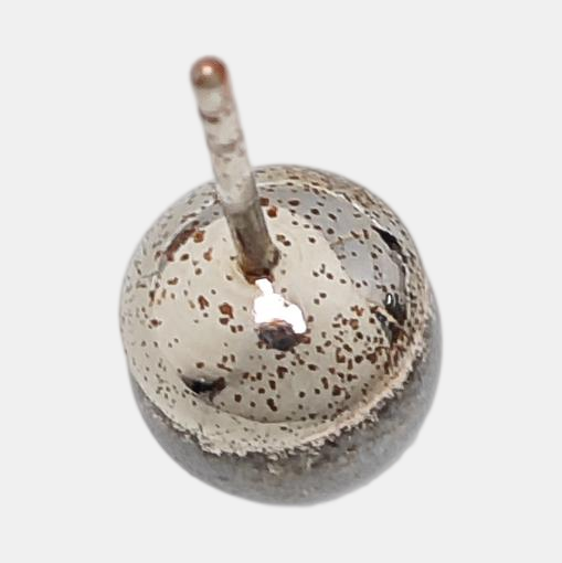 Dior Tribales Metal Silver Stud Earrings