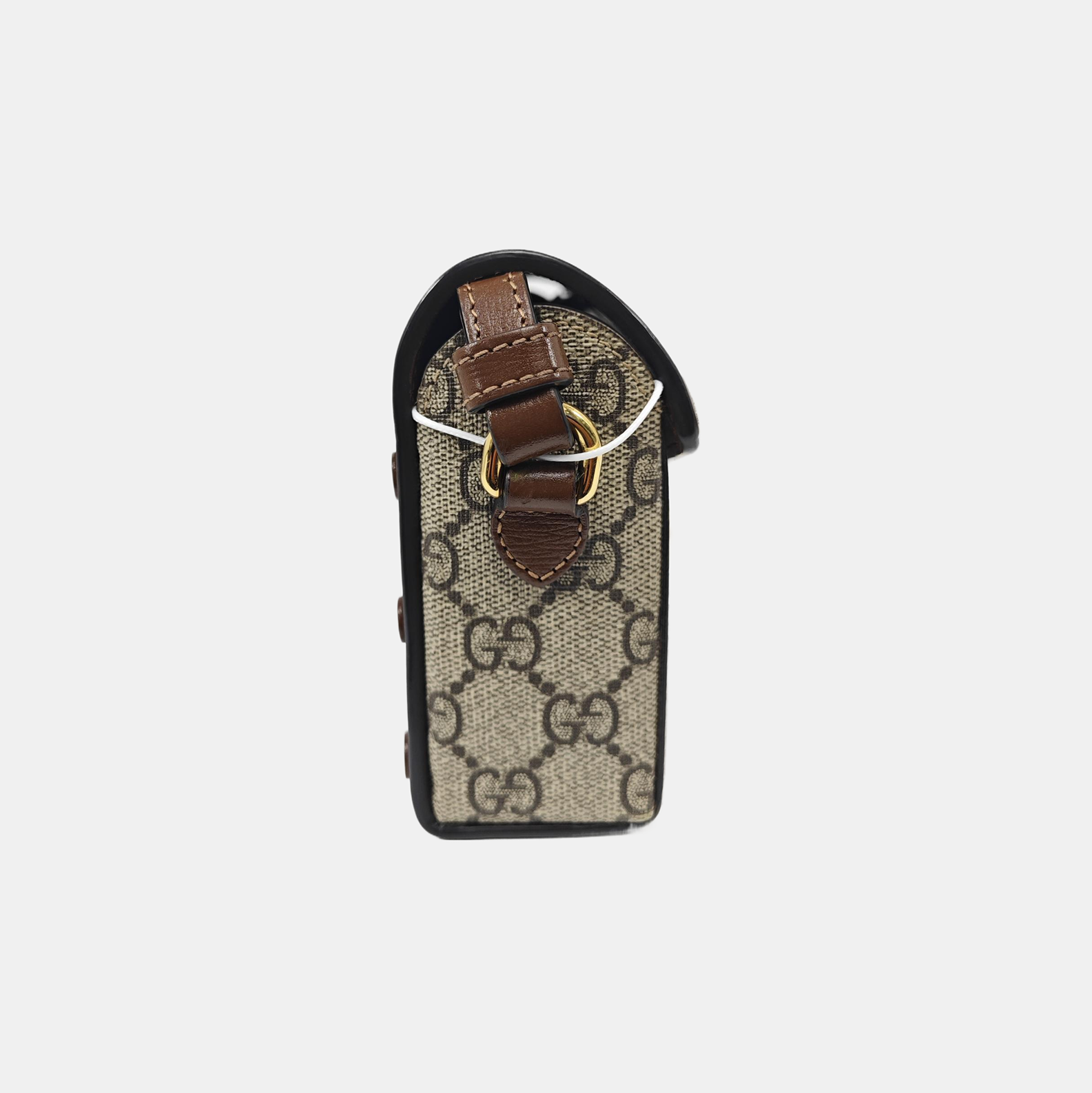 Horsebit 1955 Mini Monogram Coated Canvas Beige