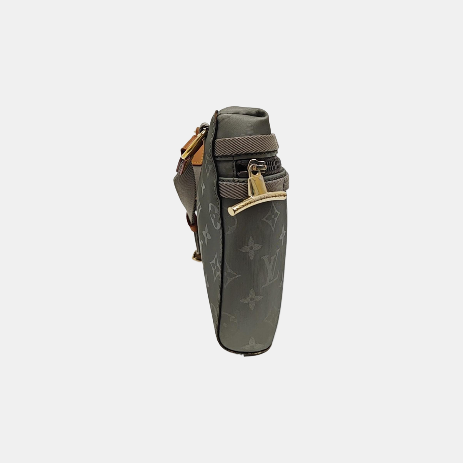 Monogram Coated Canvas Shoulder Bag Green