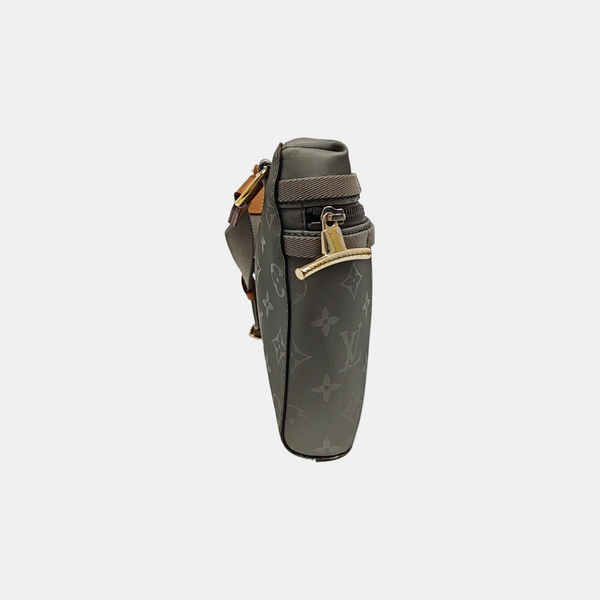 Monogram Coated Canvas Shoulder Bag Green
