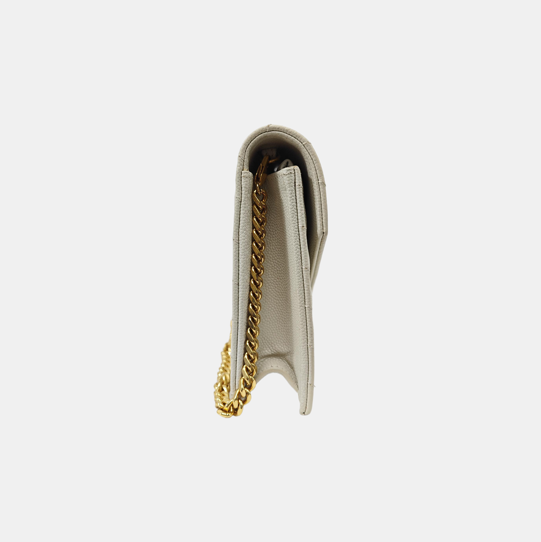 MONOGRAM WOC Chevron Calfskin White