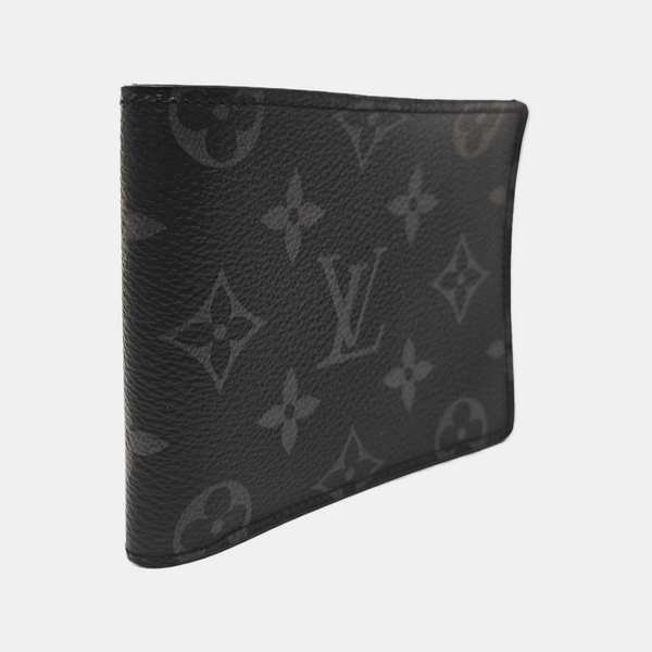 SLENDER Monogram Coated Canvas Black Wallet