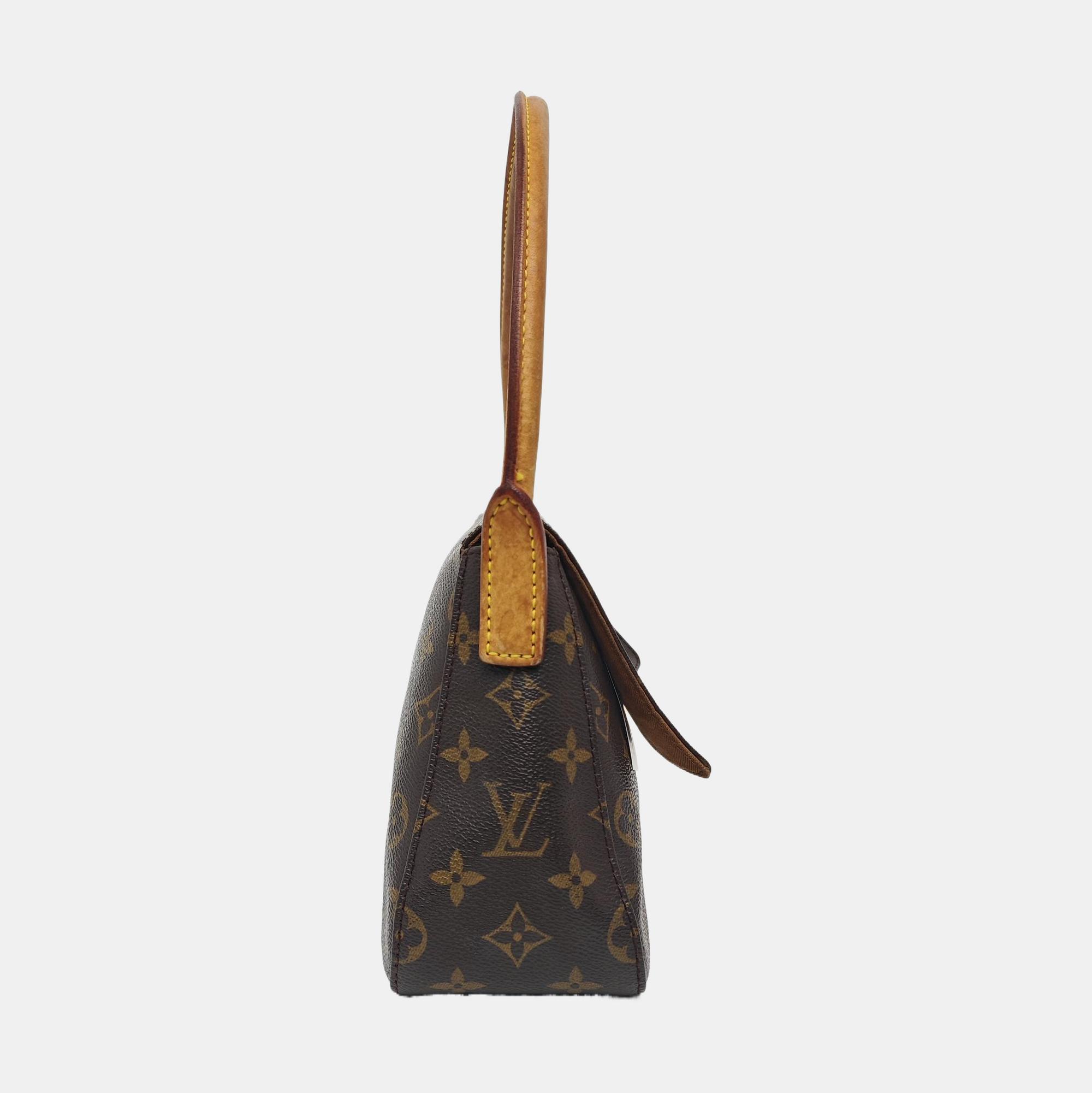 LOOPING PM Monogram Coated Canvas Brown