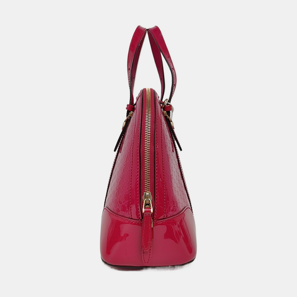 Microguccissima Monogram Calfskin Red