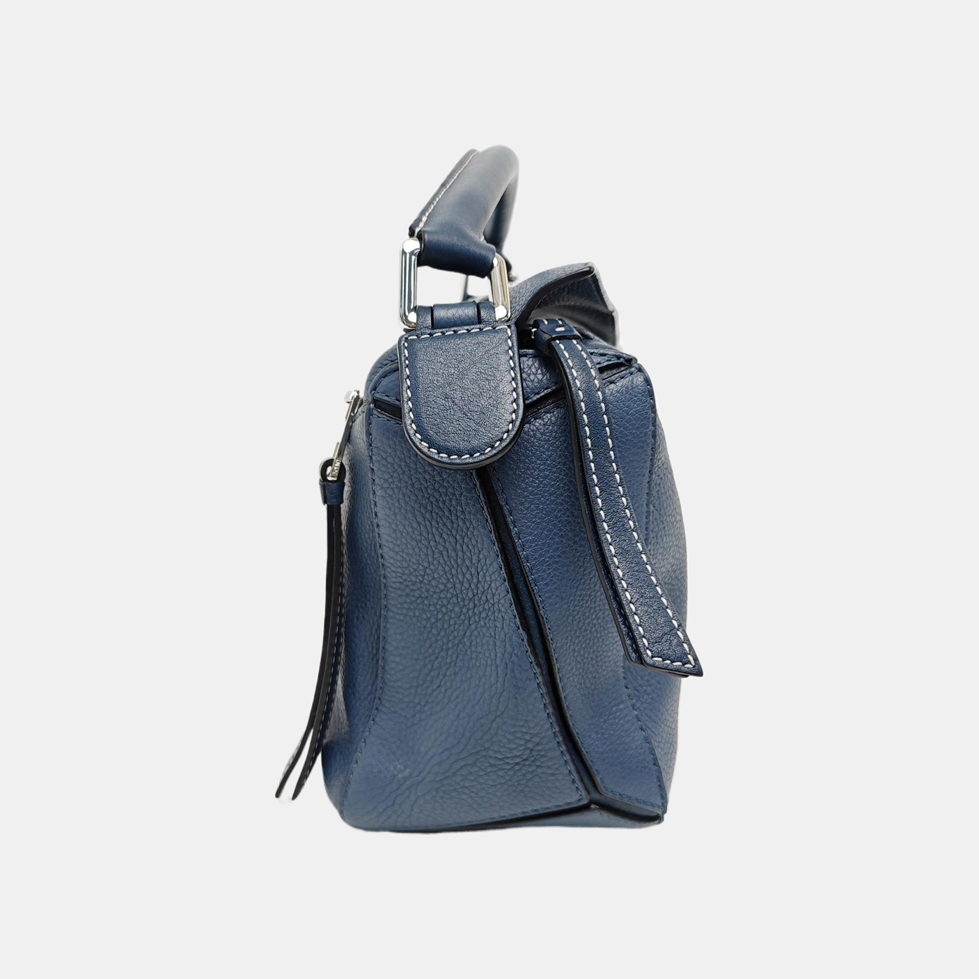 Puzzle Small Quilted Calfskin Blue
