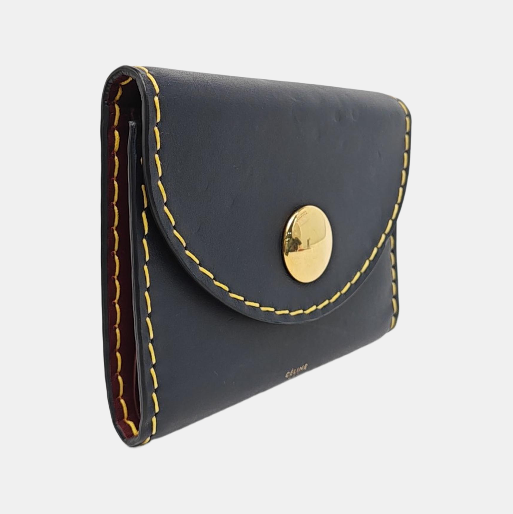 Calfskin Wallet Blue