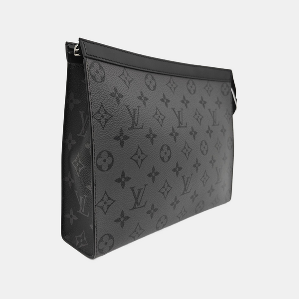 Pochette Voyag MM Monogram Coated Canvas Gray