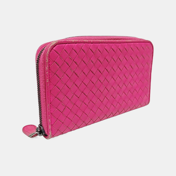 Lambskin Wallet Red