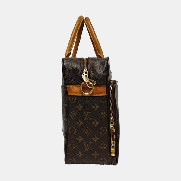 ICARE Monogram Coated Canvas Brown