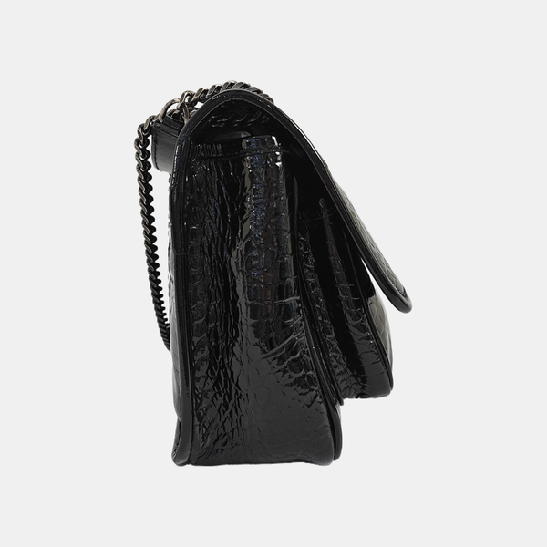 NIKI Small Patent Leather Black