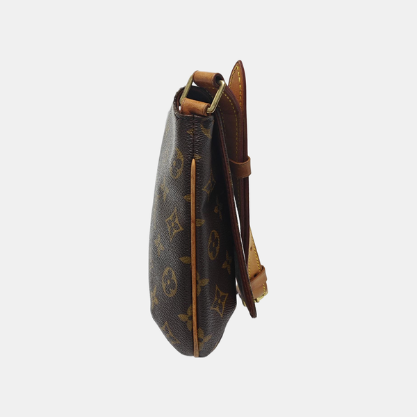 MUSETTE TANGO Monogram Coated Canvas Brown