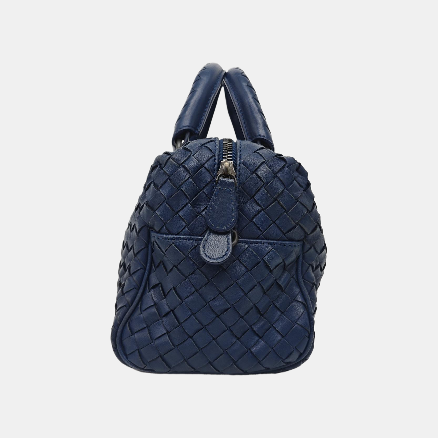 Lambskin Shoulder Bag Blue
