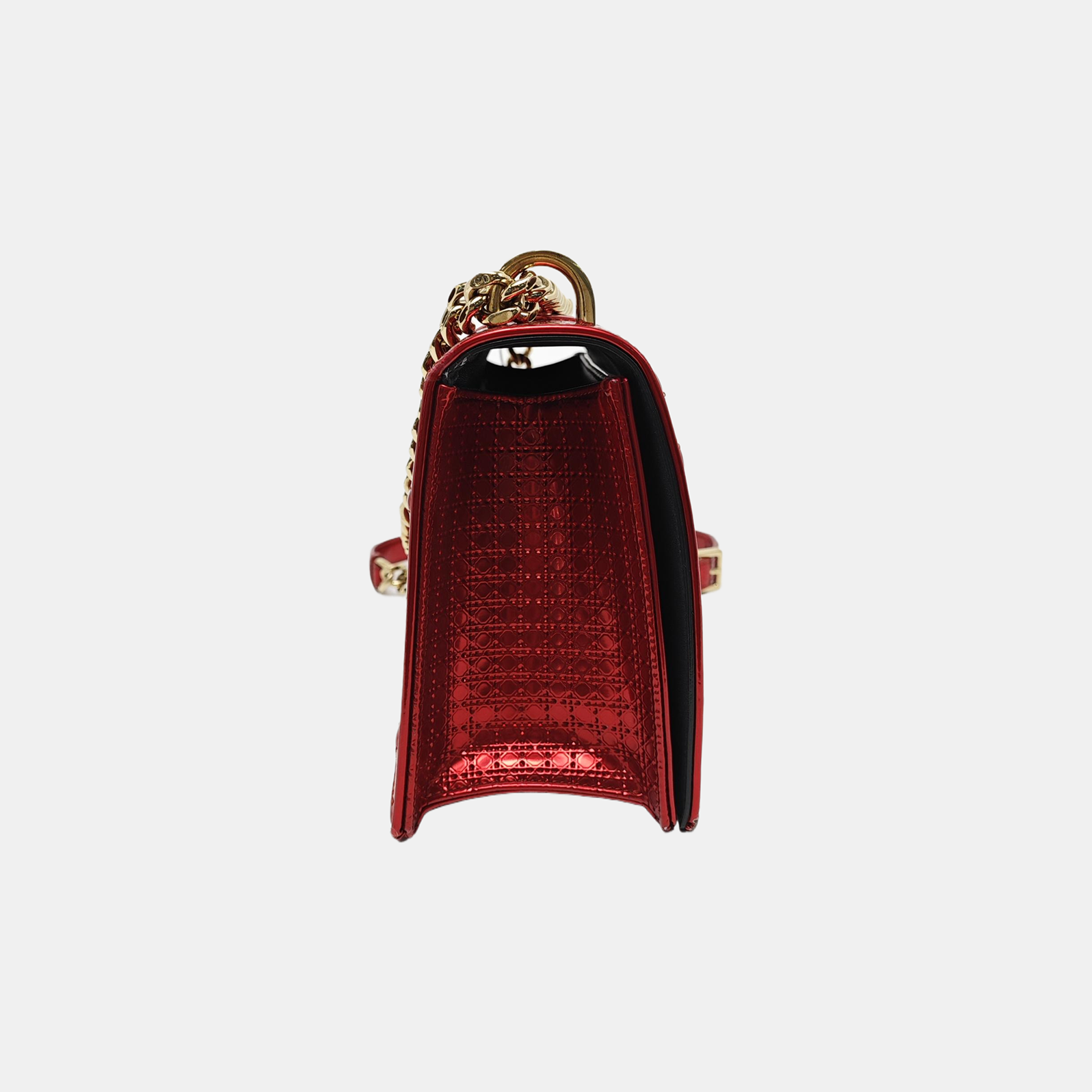 Authenticated pre-owned  Diorama Medium Calfskin Red - Crossbody Bag at Looply