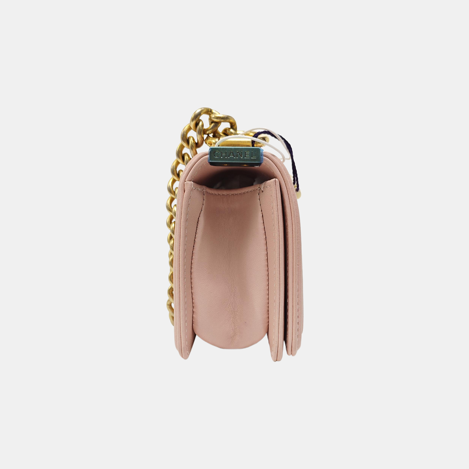 BOY CHANEL Quilted Fabric Pink