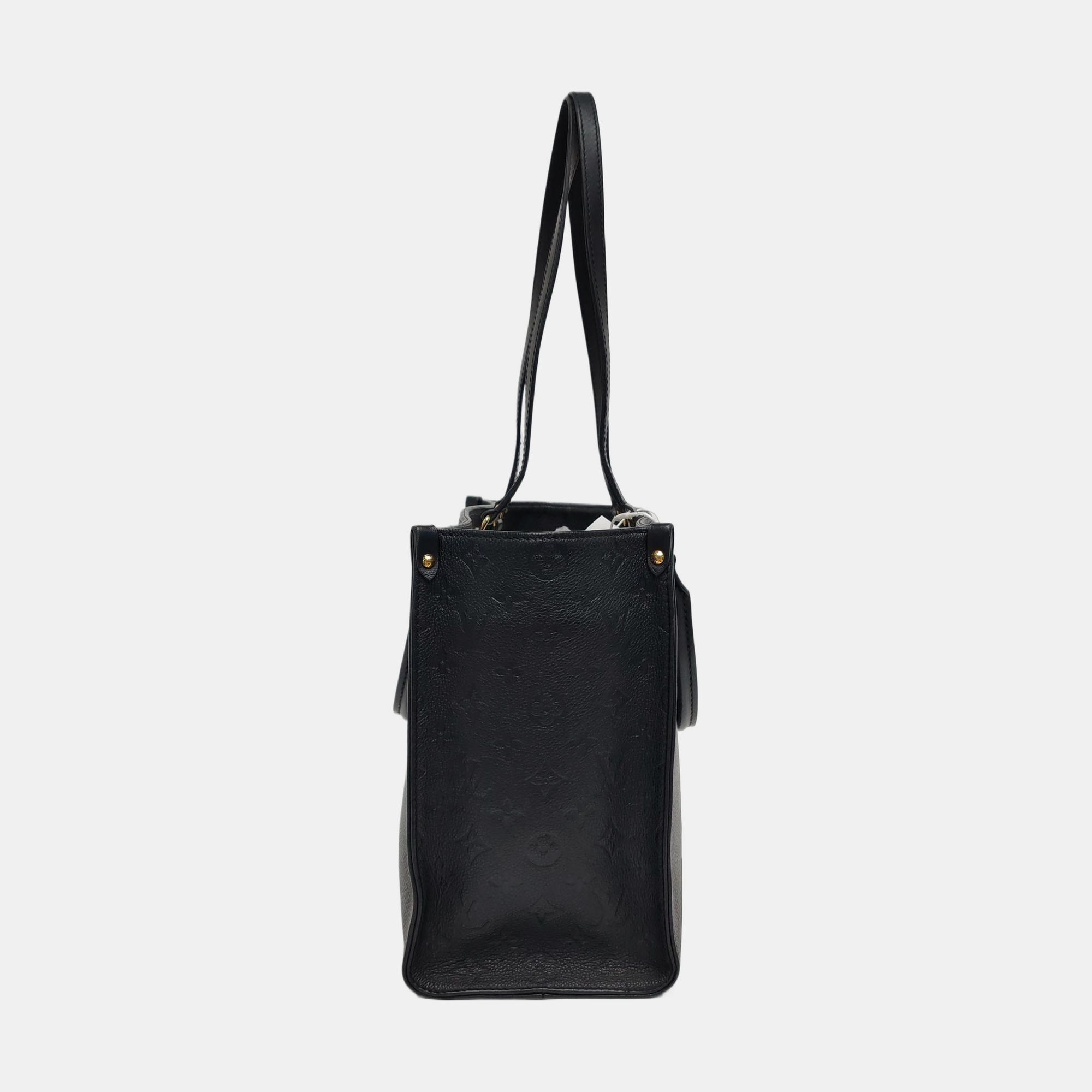 ONTHEGO MM Monogram Calfskin Black