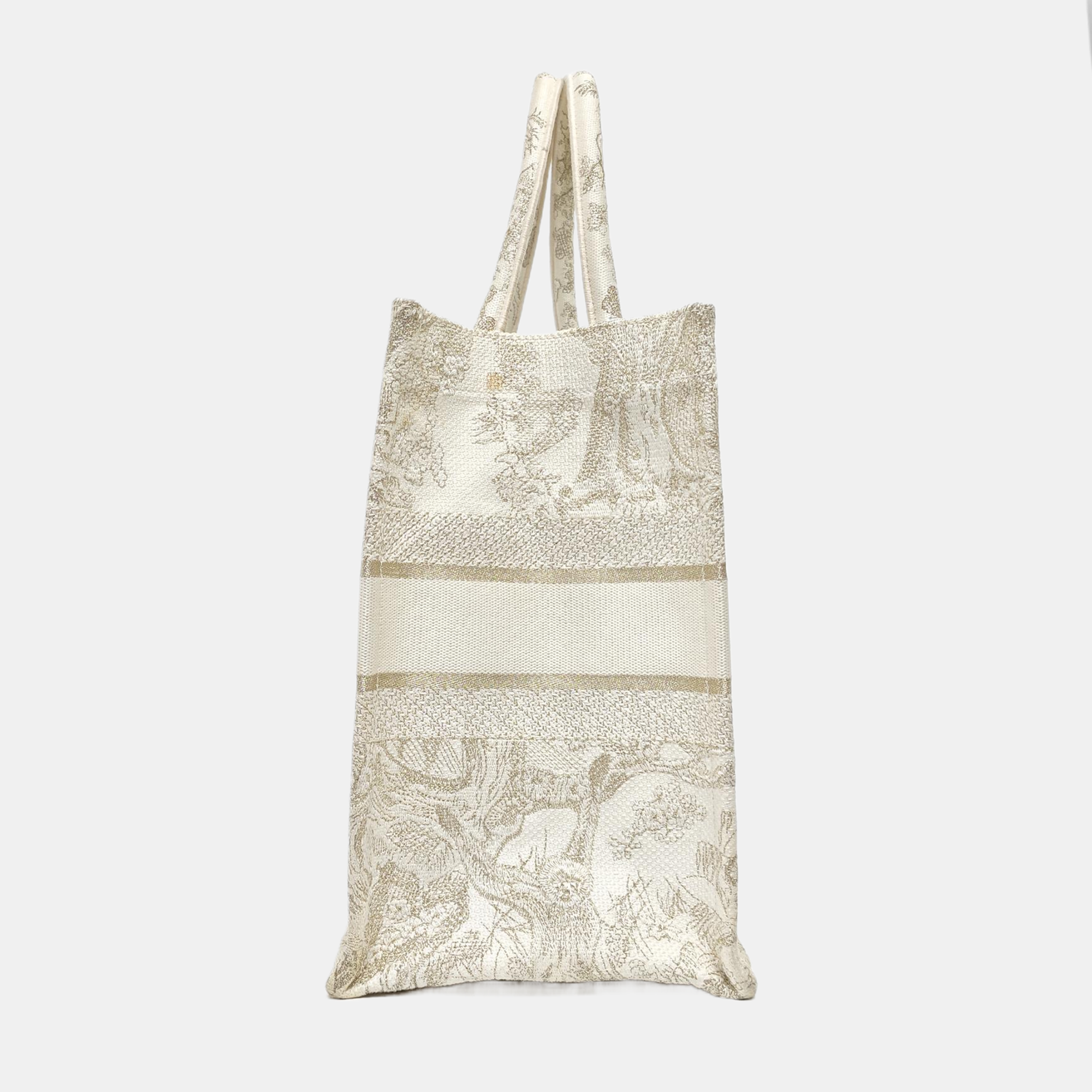 Book Tote Medium Canvas White