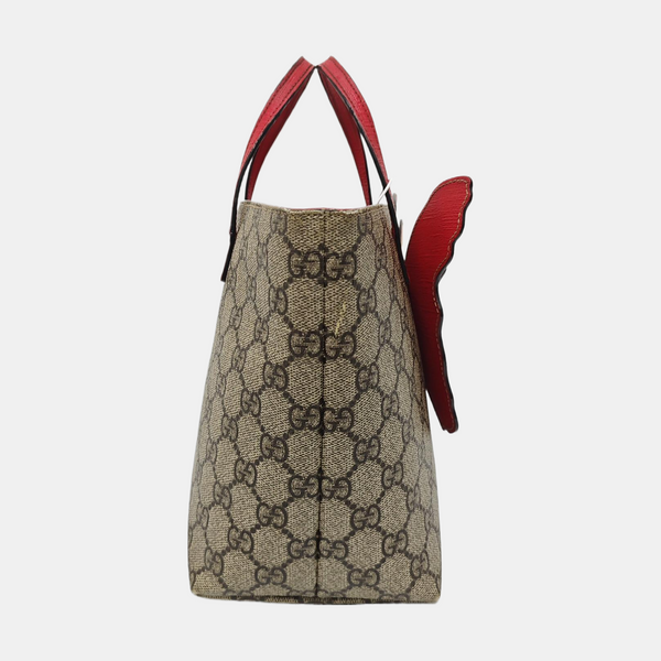 Children’s GG Bucket Monogram Coated Canvas Beige