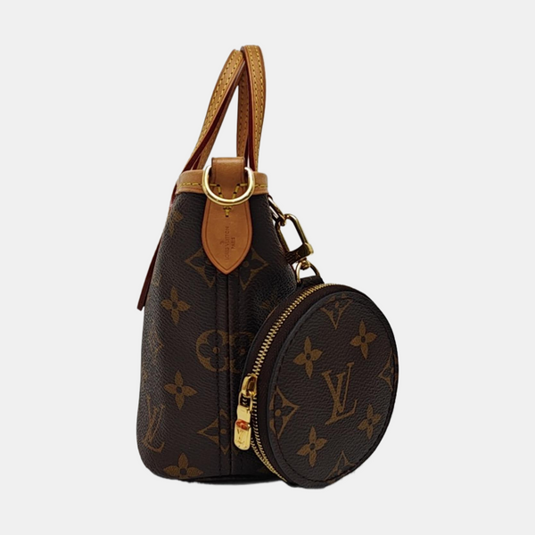 NEVERFULL BB Monogram Coated Canvas Brown