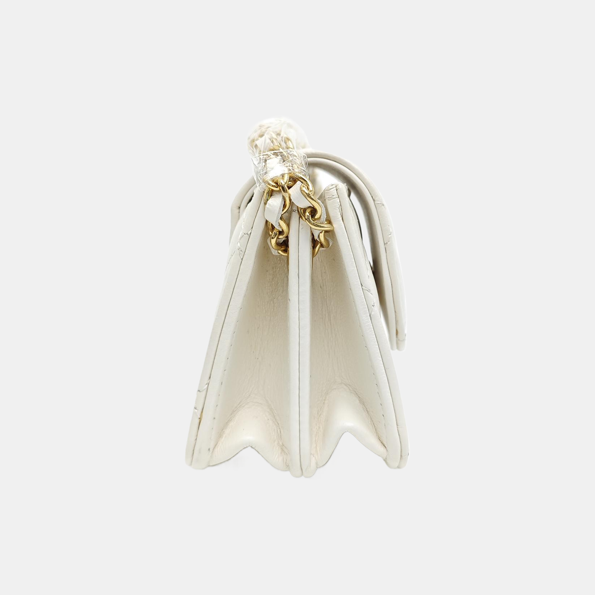 WOC Quilted Lambskin White