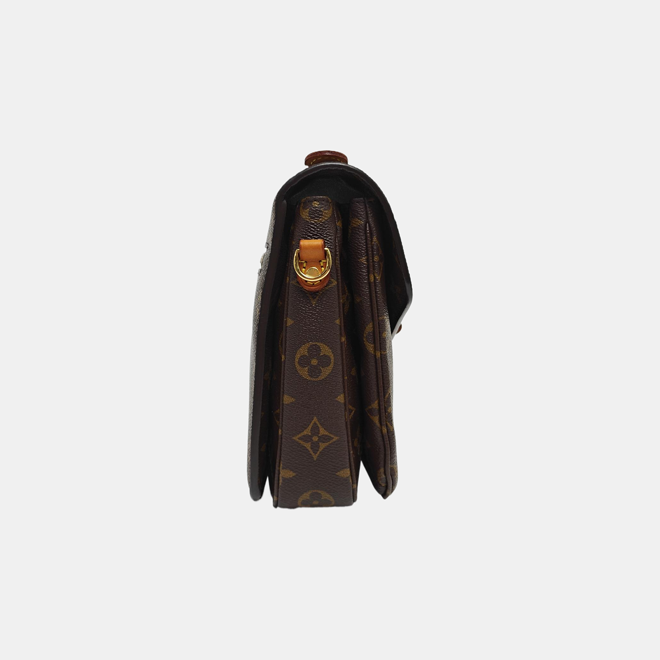 MÉTIS MM Monogram Coated Canvas Brown