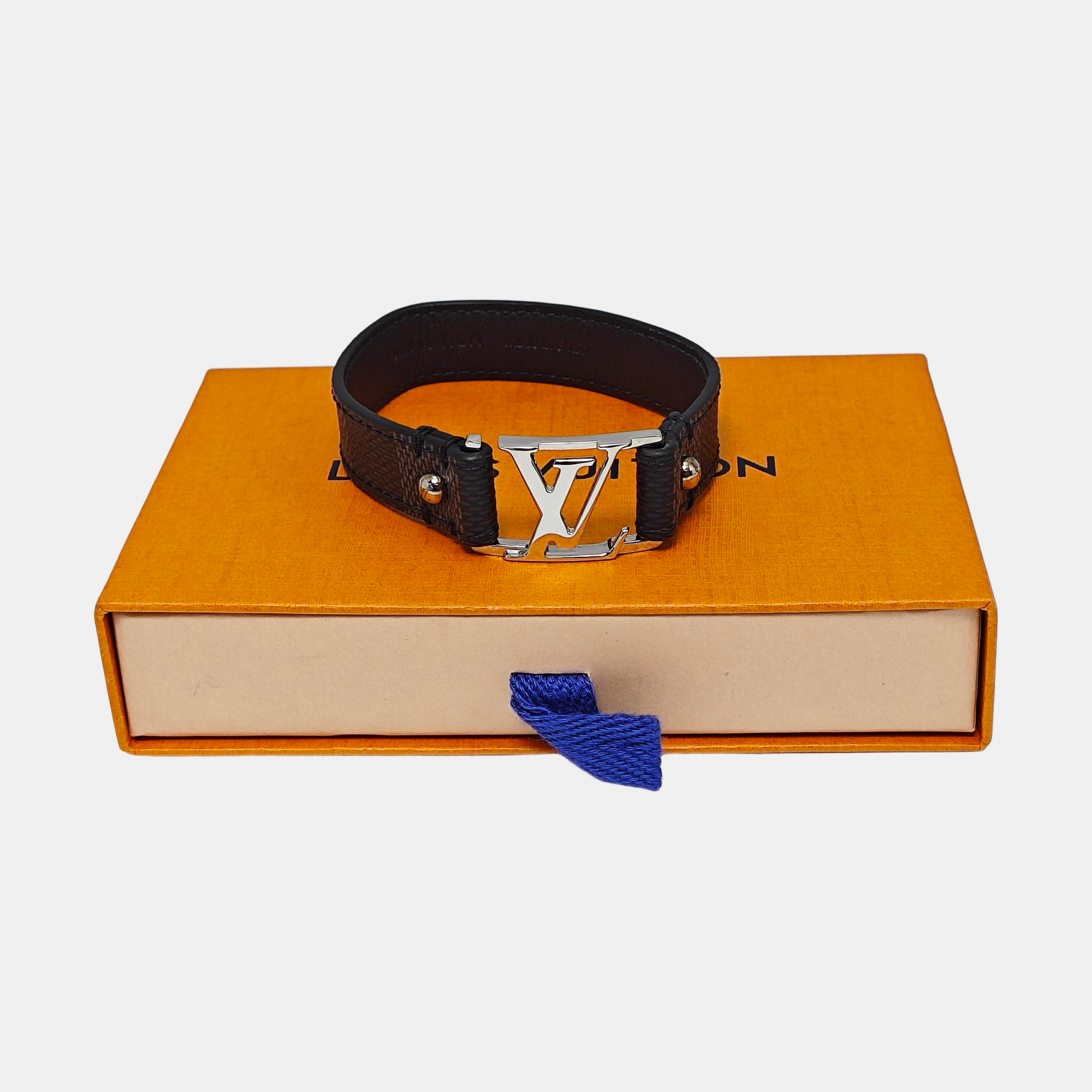HOCKENHEIM Leather Black Bangle
