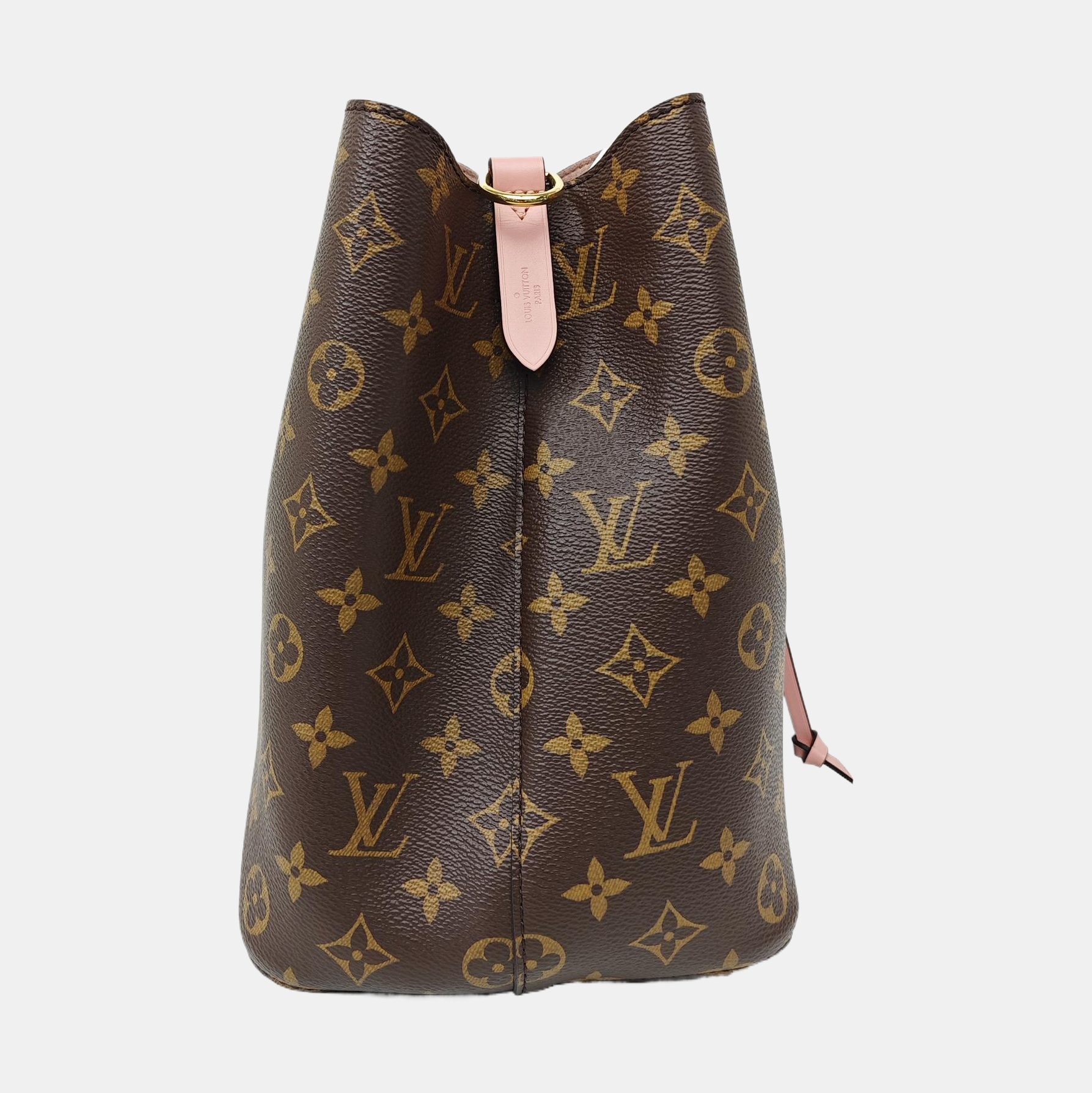 NÉONOÉ MM Monogram Coated Canvas Brown