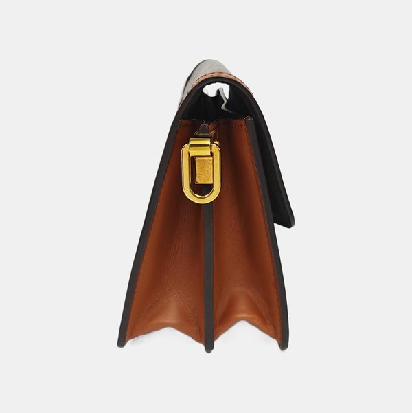 DAUPHINE Mini Monogram Coated Canvas Brown