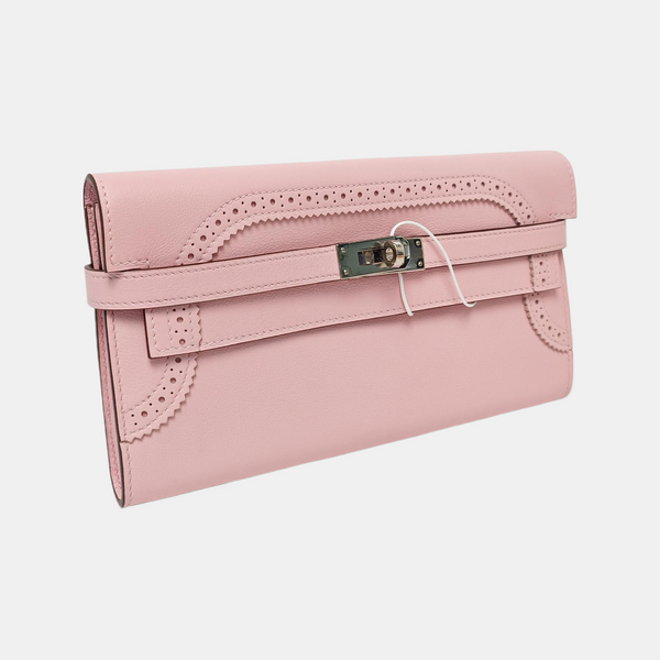 Authenticated pre-owned  Kelly Swift Pink Wallet - Wallet at Looply