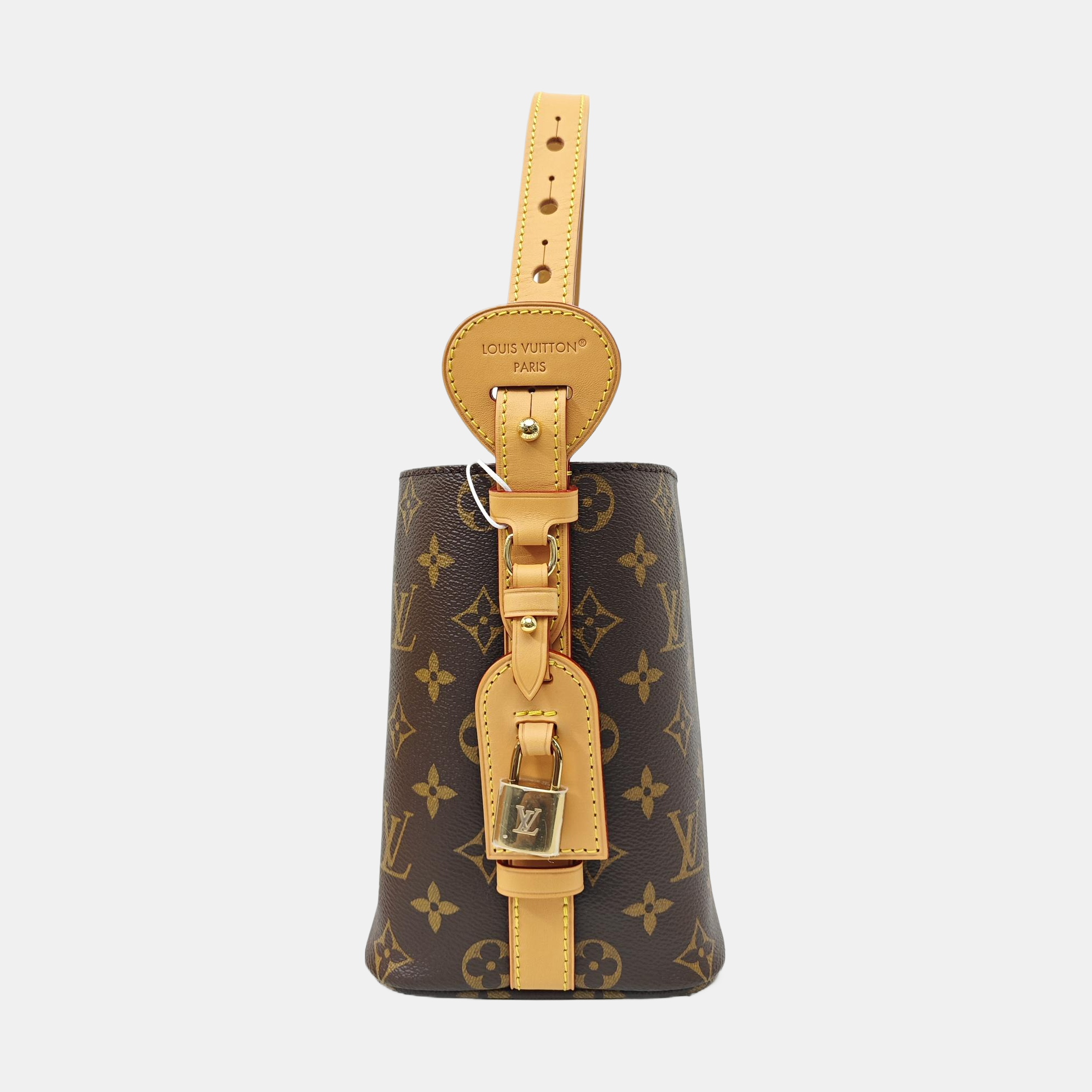 ALL IN Monogram Coated Canvas Brown