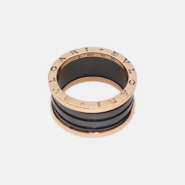 B.ZERO1 18k Rose Gold Ring EU 60