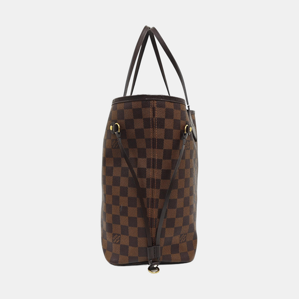 NEVERFULL MM Damier Ebene Coated Canvas Brown