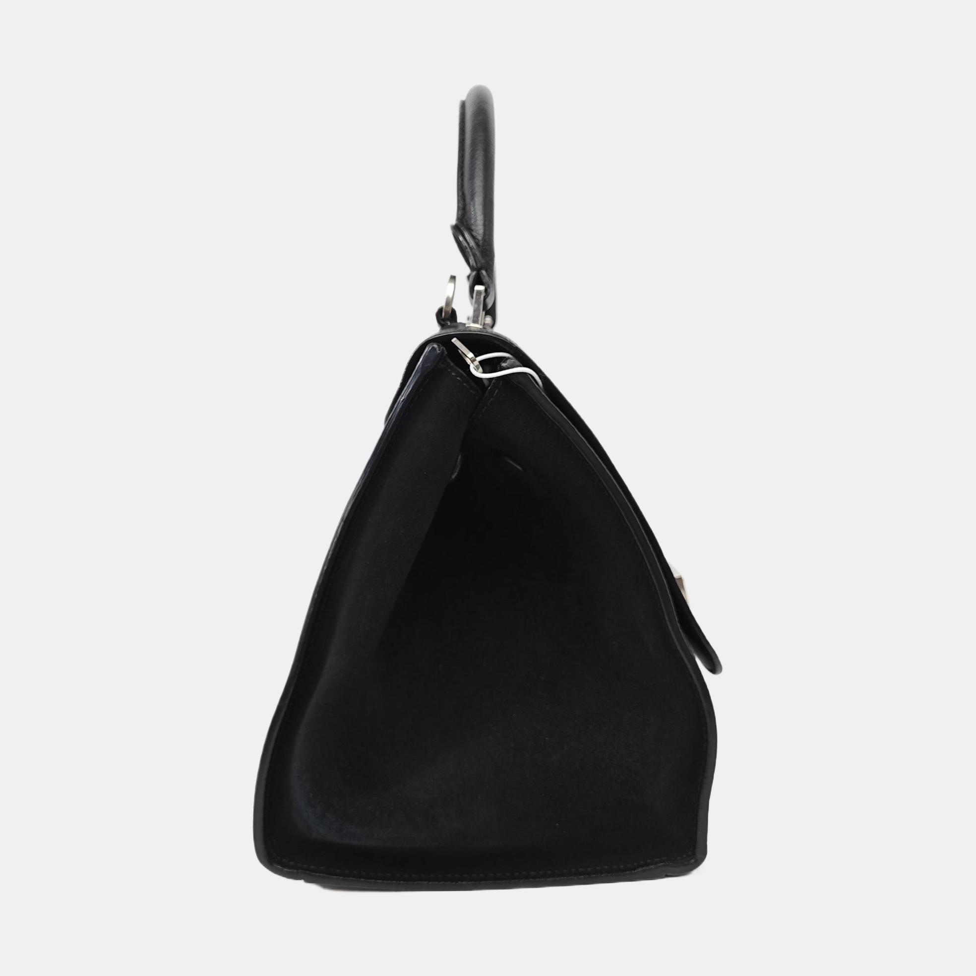 TRAPEZE Small Calfskin Black