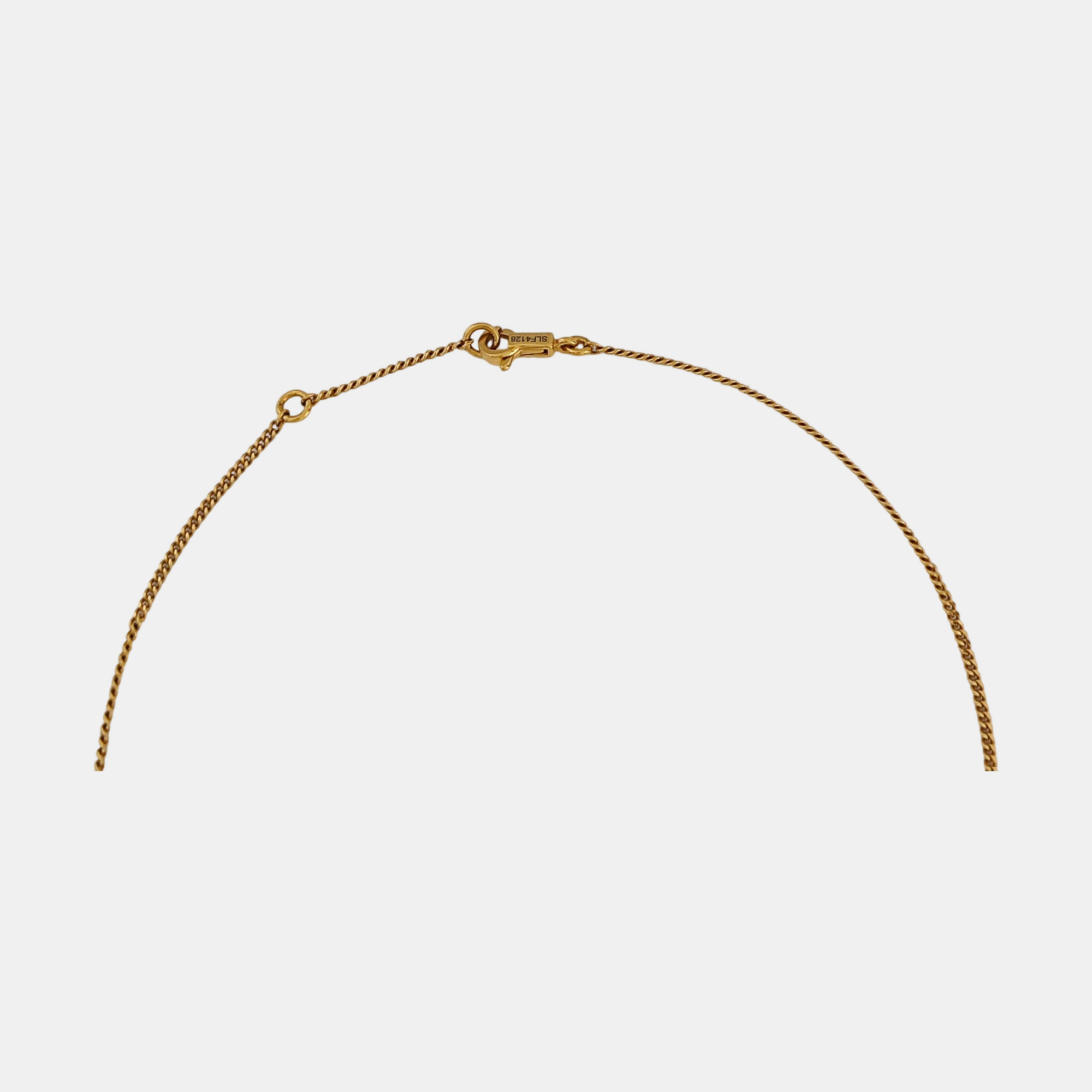 ALPHABET Brass Gold Necklace
