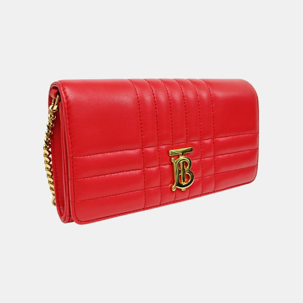 Lola Small Quilted Lambskin Red