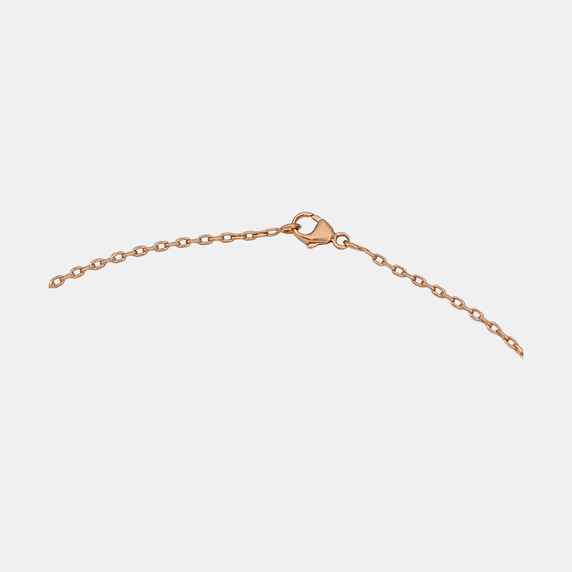 Pop H Metal Rose Gold Necklace