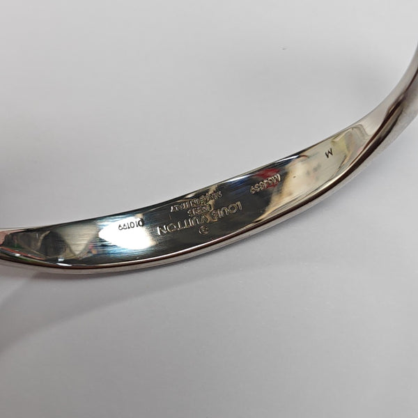 MONOGRAM Metal Silver Bangle