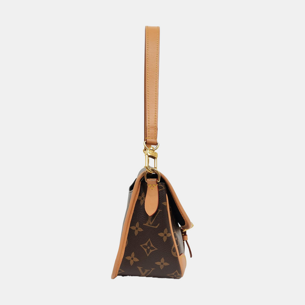 DIANE Monogram Coated Canvas Brown