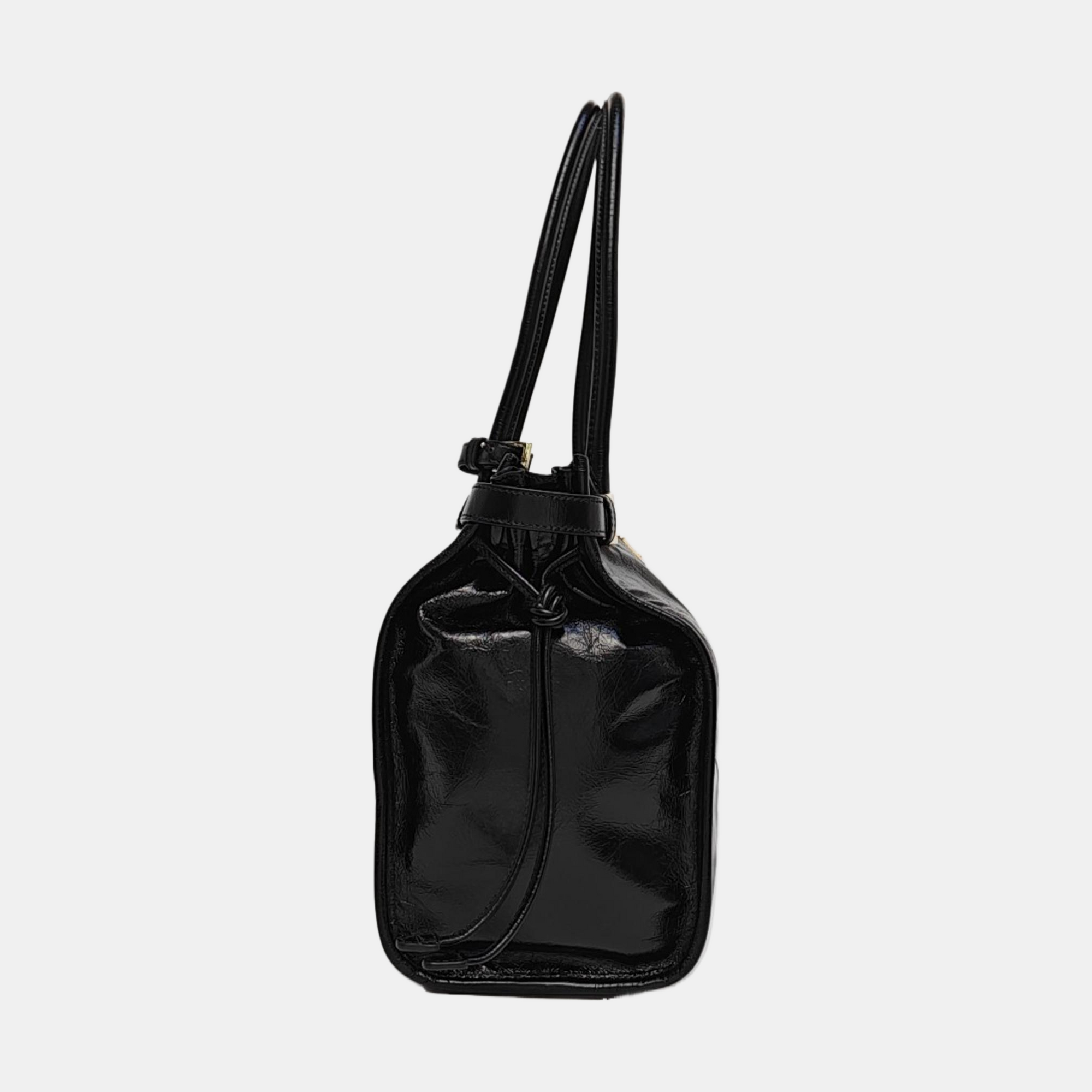Large Quilted Calfskin Black