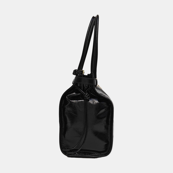 Large Quilted Calfskin Black