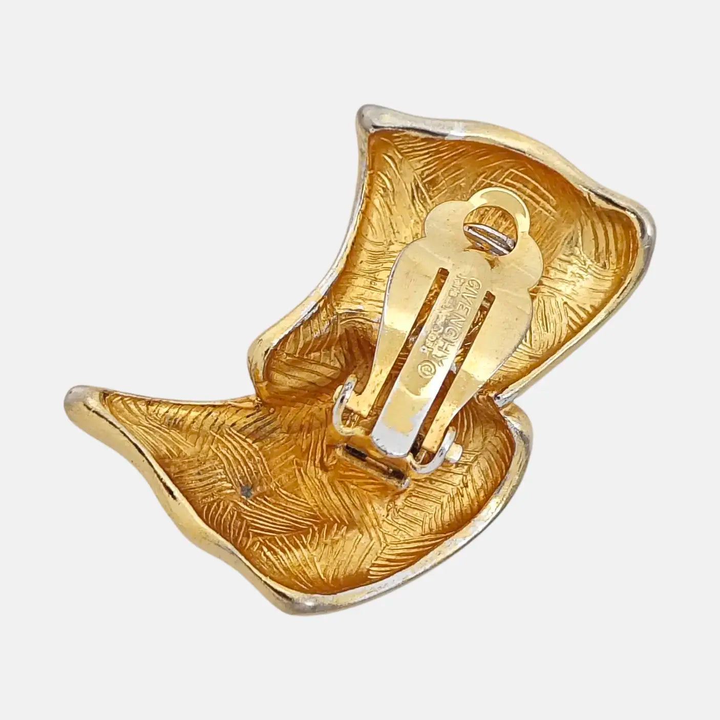 Metal Gold Clip On Earrings