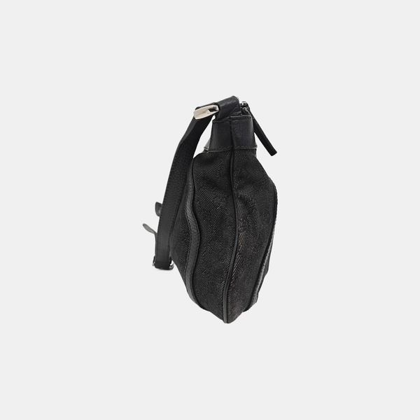 Monogram Canvas Tote Bag Black