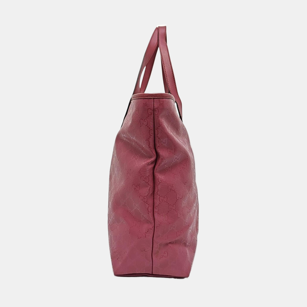 GG Imprime Monogram Coated Canvas Pink