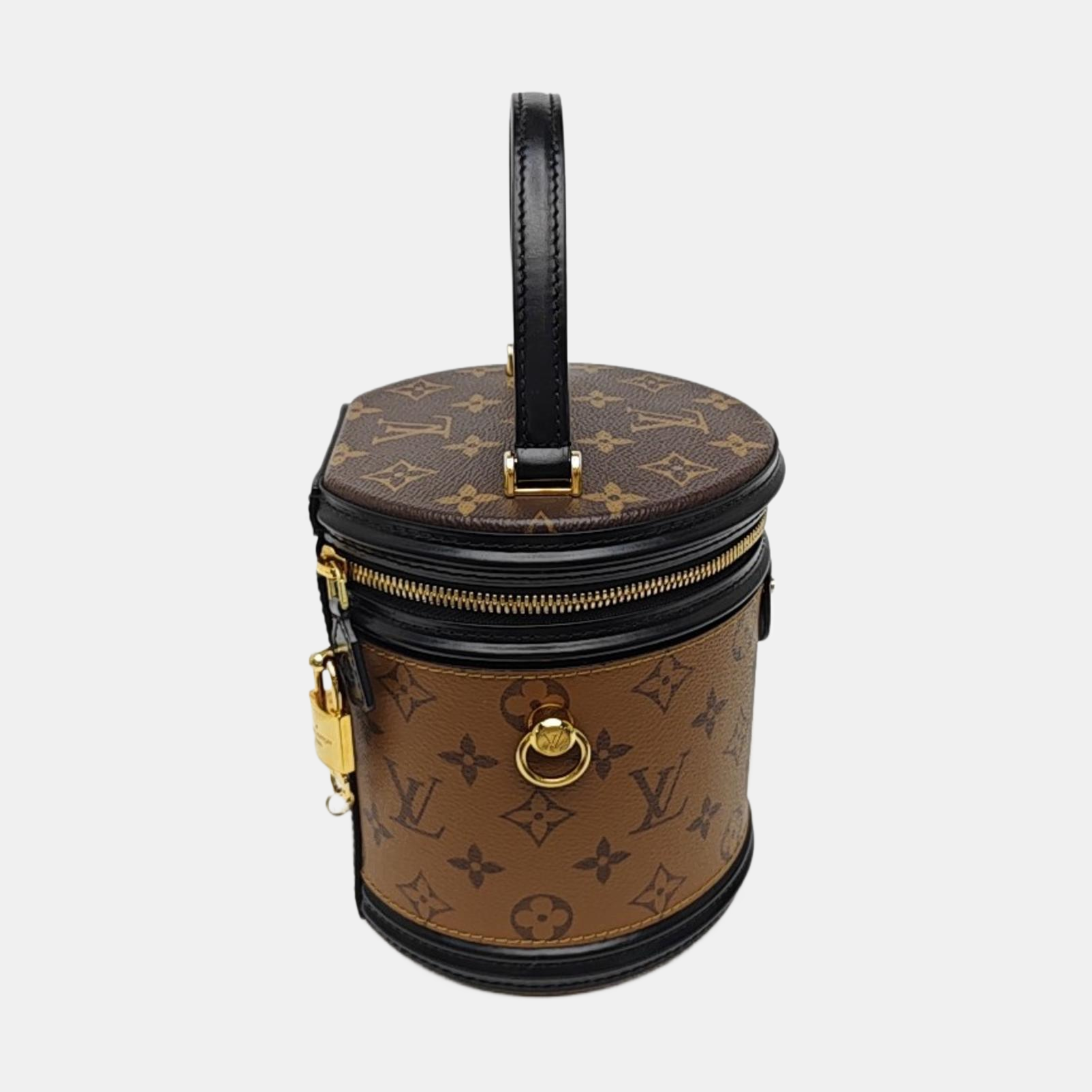 CANNES PM Monogram Coated Canvas Brown