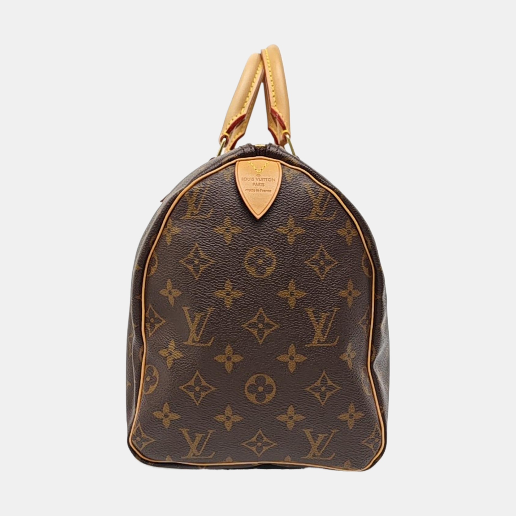 SPEEDY 30 Monogram Coated Canvas Brown