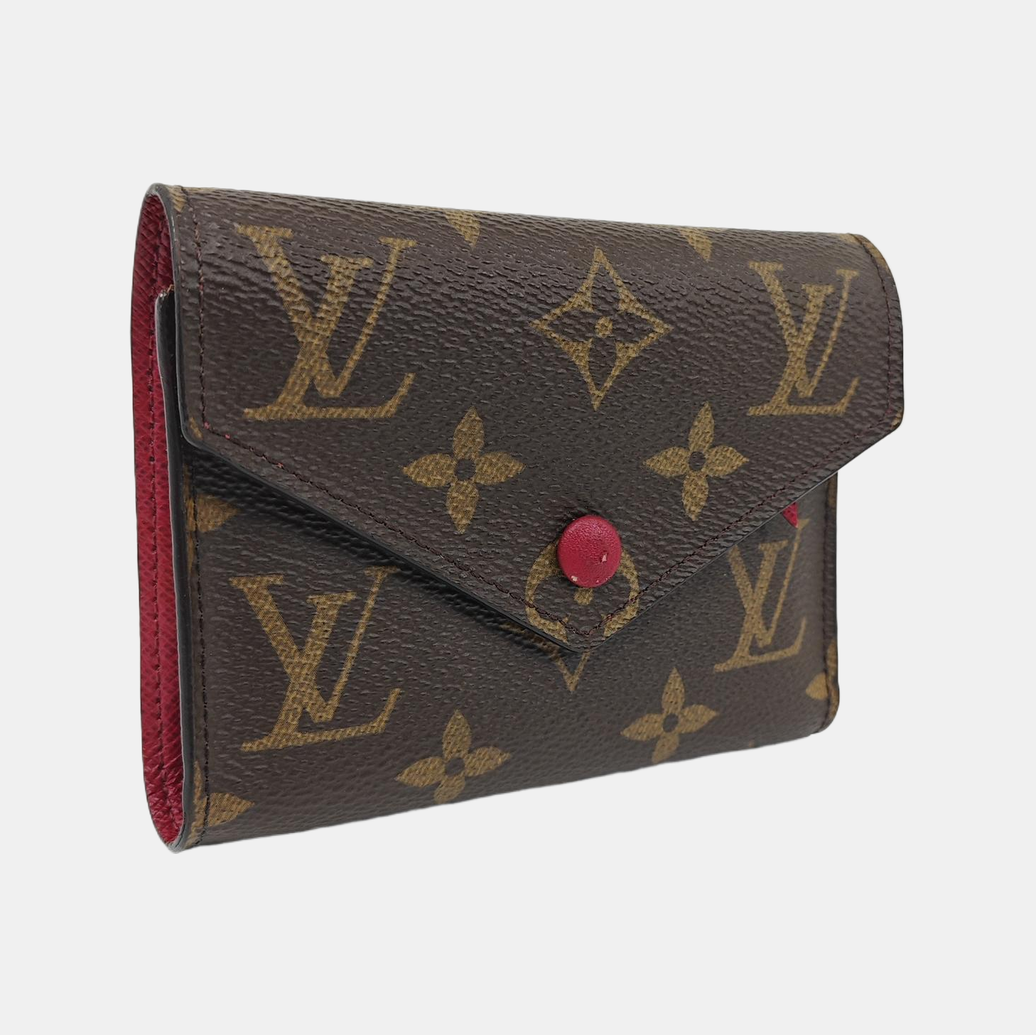 VICTORINE Monogram Coated Canvas Brown Wallet