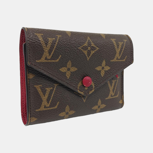 VICTORINE Monogram Coated Canvas Brown Wallet