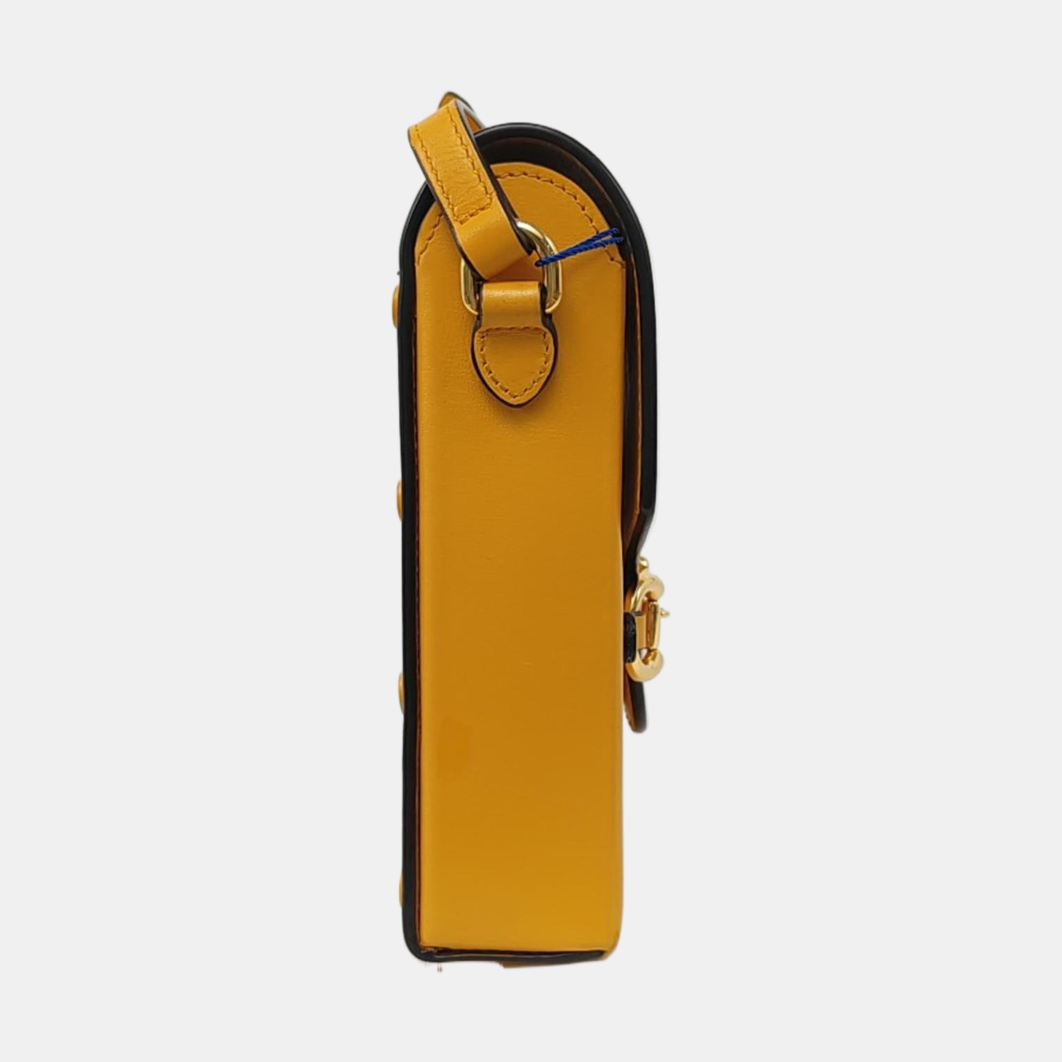 Authenticated pre-owned  Horsebit 1955 Mini Calfskin Yellow - Crossbody Bag at Looply